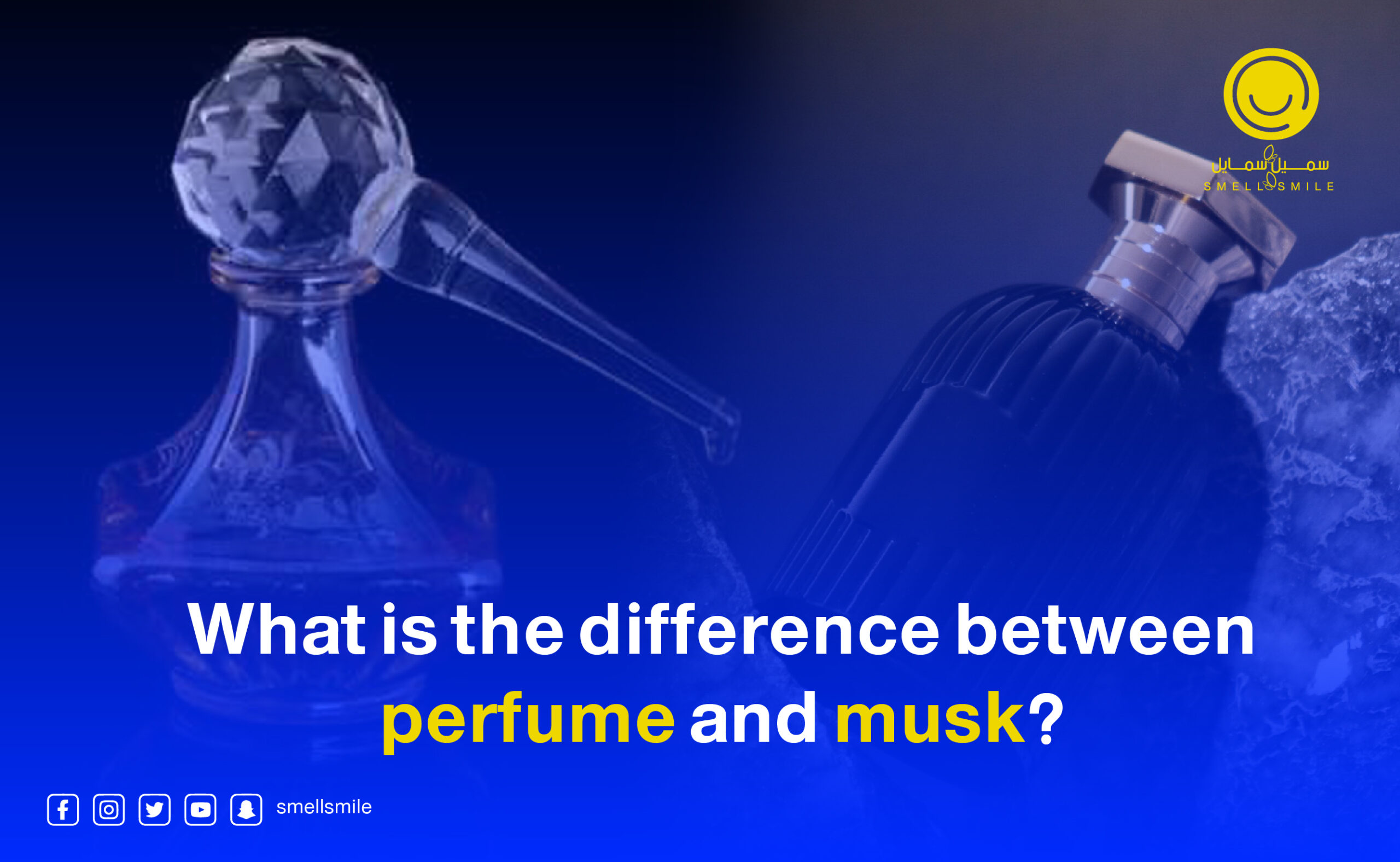 What is the difference between perfume and musk